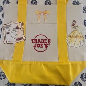 Disney Belle Beauty &  Beast Misses Potts Chip Custom Made Trader Joes Mini Tote